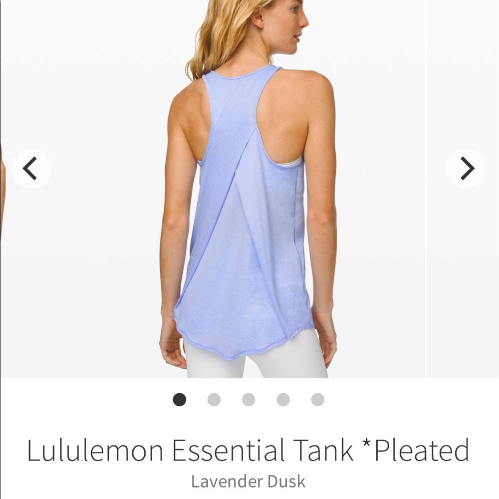 💗SOLD💗 NWT Lululemon Essential Pleated Tank 6 - Picture 6 of 12